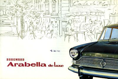 Borgward Arabella de Luxe Prospekt 1961