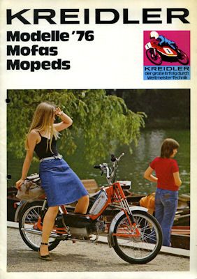 Kreidler Programm Mofa Mopeds 1976