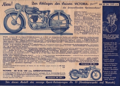 Victoria Programm 1938