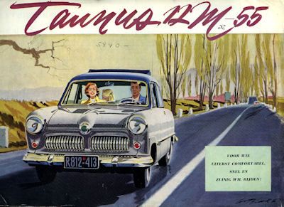 Ford Taunus 12 M brochure 1955