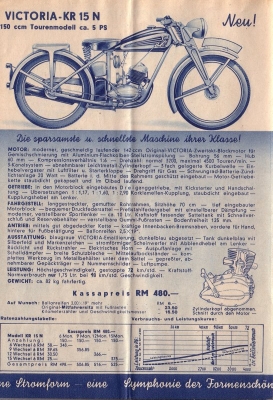 Victoria Programm 1939