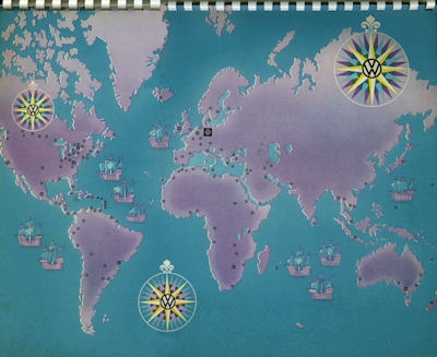 VW Fotoband Gute Fahrt durch ganze Jahr 1958