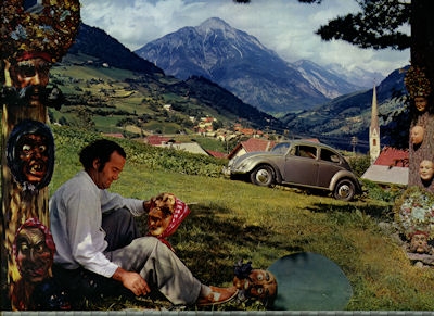 VW Fotoband Gute Fahrt durch ganze Jahr 1958
