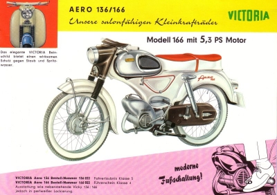 Victoria Programm Mopeds u. Kleinkrafträder 1965