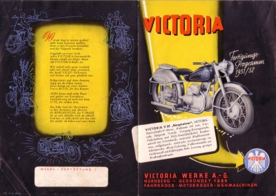 Victoria Programm 1951/52