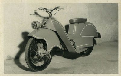 Foto Kleinschnittger Roller 1950er Jahre