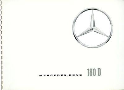 Mercedes-Benz 180 D Prospekt 7.1959