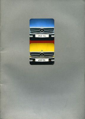 Mercedes-Benz 350 450 SL Prospekt 6.1974