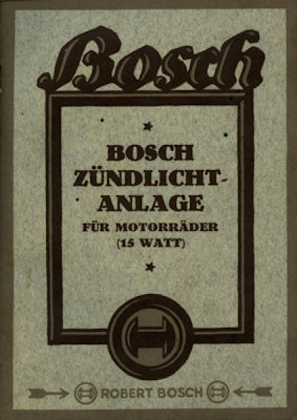 Bosch Zündlichtanlage für Motorräder (15W) 2.1925