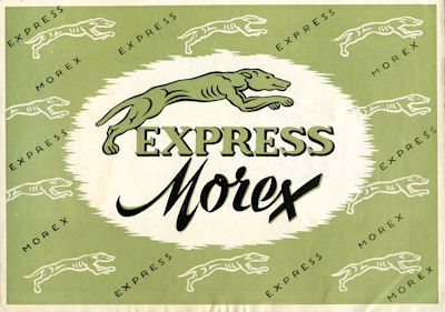 Express Morex 125 brochure ca. 1951