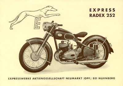 Express Radex 252 brochure 1950s