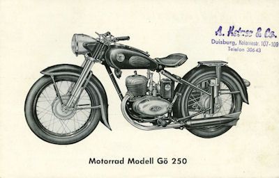 Göricke Programm ca. 1951