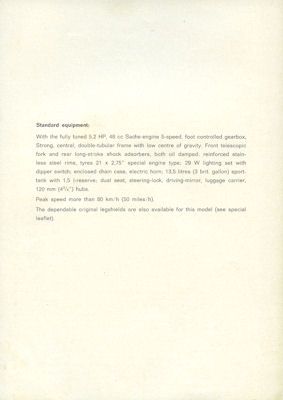 Rixe Derby D Prospekt ca. 1966