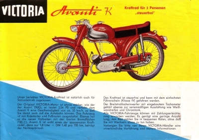 Victoria Avanti Prospekt ca. 1961