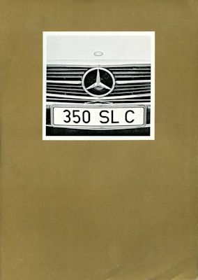 Mercedes-Benz 350 SLC Prospekt 1972