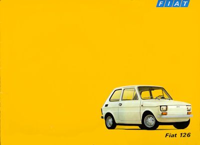 Fiat 126 brochure ca. 1973