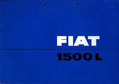 Fiat 1500 L Prospekt 1964