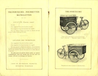 Ducom bicycle and bicycle-motor brochure 1920s