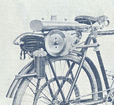 Cyclone moteur bicyclette brochure 1920s