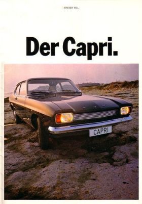 Ford Capri part 1 brochure 1970