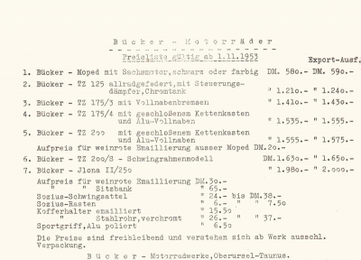 Bücker IFMA 1953 Zeitung