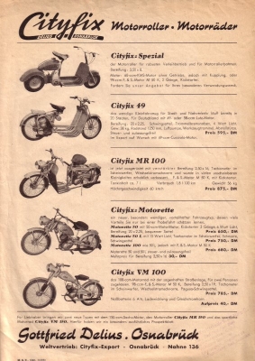 Cityfix program 1951