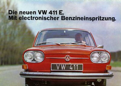 VW 411 E brochure 8.1969