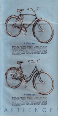 Dürkopp Fahrrad Programm 1937