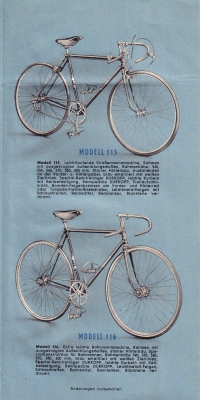 Dürkopp bicycle program 1937