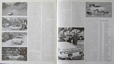 Porsche 924 Testfahrten Prospekt 1977
