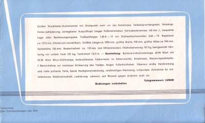 Zündapp Norma Luxus Prospekt 1955