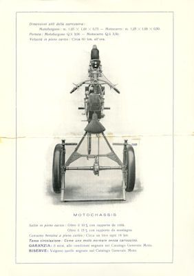 Moto Guzzi Veicoli da Trasporto Prospekt 1931