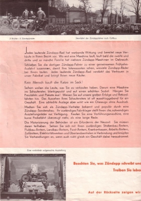 Zündapp Rundschreiben No. 256 29.4.1931