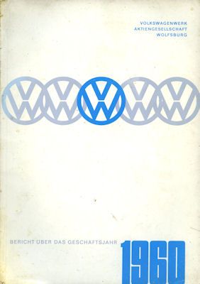 VW report for the financial year 1960