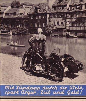 Zündapp Programm 1938