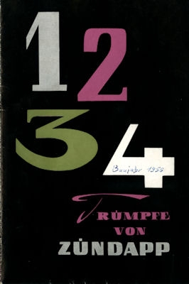 Zündapp Programm 1956/7