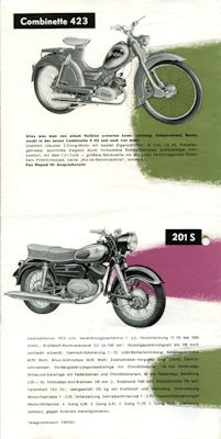 Zündapp Programm 1956/7