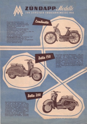 Zündapp Programm 1955