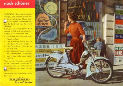 Zündapp Combinette Prospekt 1956