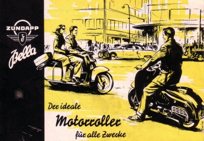 Zündapp Bella 150ccm Prospekt 1953