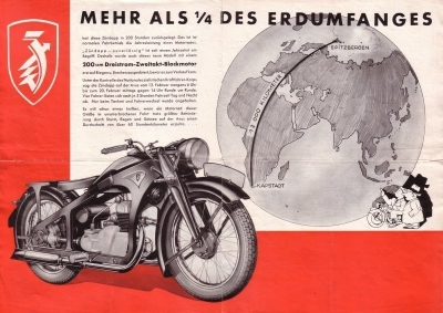 Zündapp Kardan 200 ccm Prospekt 1933