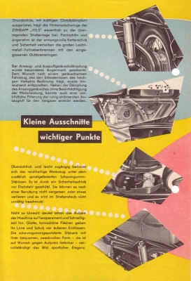 Zündapp 175 S Prospekt 1956