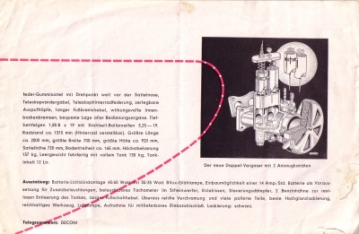 Zündapp Comfort Prospekt 1953