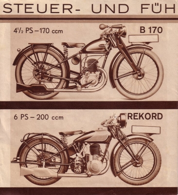 Zündapp Programm 1932