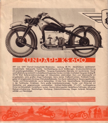 Zündapp Programm 1939