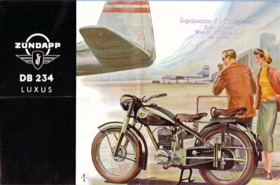 Zündapp DB 234 Prospekt 1953