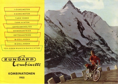 Zündapp Combinette Prospekt 1955