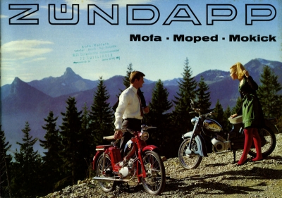 Zündapp Mofa Moped Mokick program 1968