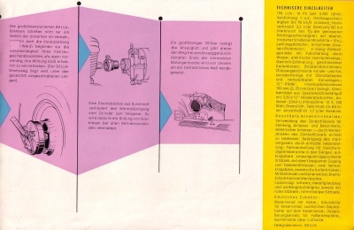 Zündapp Bella R 203 Prospekt 1956