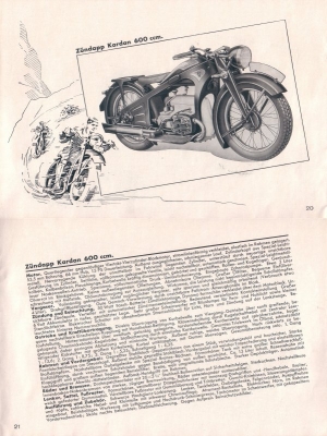 Zündapp Programm 1933